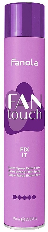 Extra Strong Hold Hair Spray - Fanola Fantouch Fix It Extra Strong Hair Spray — photo N2