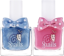 Fragrances, Perfumes, Cosmetics Kids Nail Polish Set 2x10, 5 ml - Snails Mini Bebe Dream Big