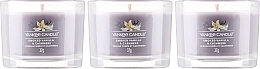 Set - Yankee Candle Smoked Vanilla & Cashmere (candle/3x37g) — photo N4