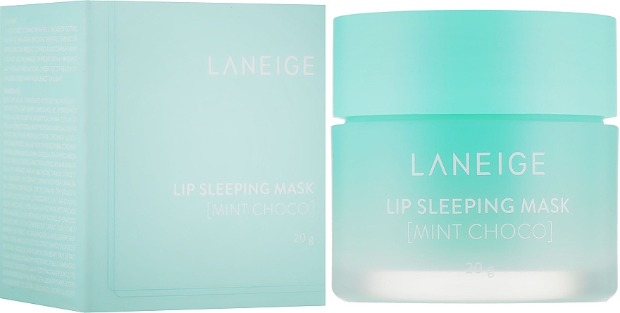 Repairing Night Lip Mask - Laneige Lip Sleeping Mask Mint Choco — photo N1