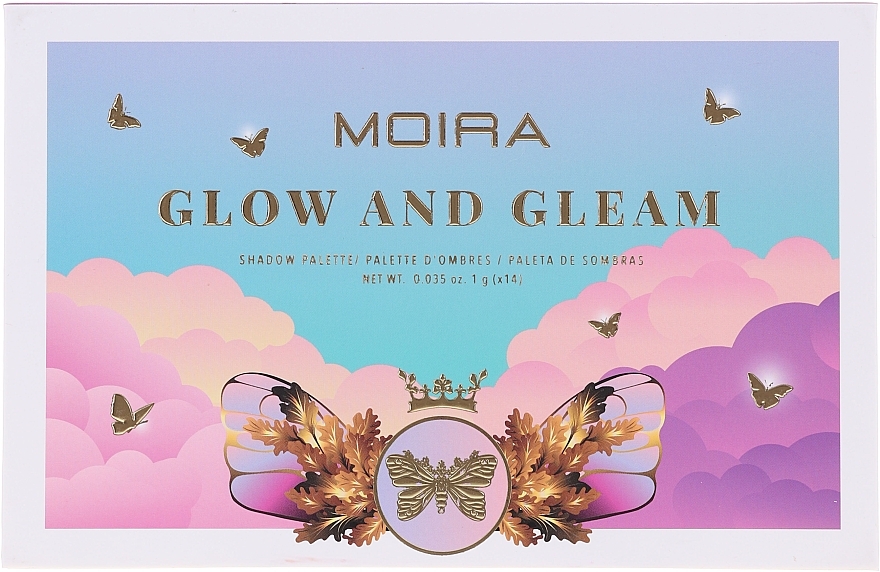 Eyeshadow Palette - Moira Glow And Gleam Shadow Palette — photo N2