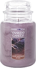 Fragrances, Perfumes, Cosmetics Scented Candle in Jar 'Dried Lavender and Oak' - Yankee Candle Dried Lavender & Oak Candle