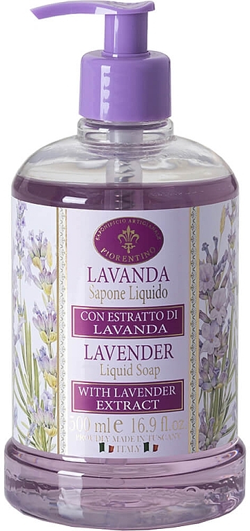 Lavender Liquid Soap - Saponificio Artigianale Fiorentino Lavender Liquid Soap — photo N1