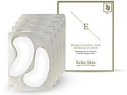 Fragrances, Perfumes, Cosmetics Collagen & Rose Hydro-Gel Eye Pads - Eclat Skin London Double Collagen + Rose Hydro-Gel Eye Pads