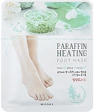 Fragrances, Perfumes, Cosmetics Paraffin Foot Mask - Missha Paraffin Heating Foot Mask