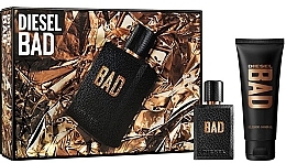 Fragrances, Perfumes, Cosmetics Diesel Bad - Set (edt/50ml + sh/gel/100ml)