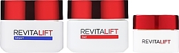 Set - L'Oréal Paris Revitalift Programme (day/cr/50ml + night/cr/50ml + eye/cr/30ml) — photo N2