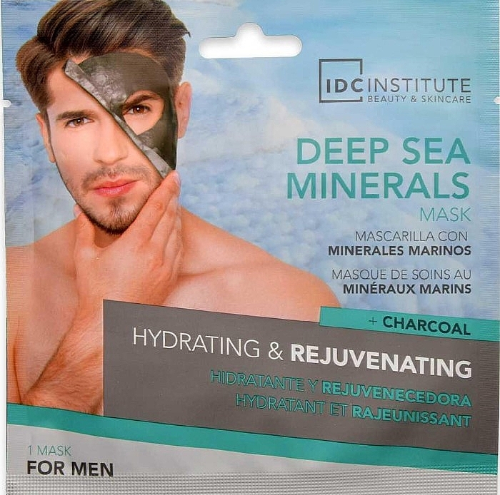 Moisturizing & Rejuvenating Mask for Men - IDC Institute Deep Sea Minerals Hydrating & Rejuvenating Mask for Men — photo N1