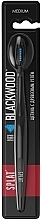 Fragrances, Perfumes, Cosmetics Toothbrush, black & dark blue - Splat Special Blackwood Medium