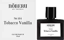 Noberu Of Sweden №104 Tobacco-Vanilla - Eau de Parfum — photo N2