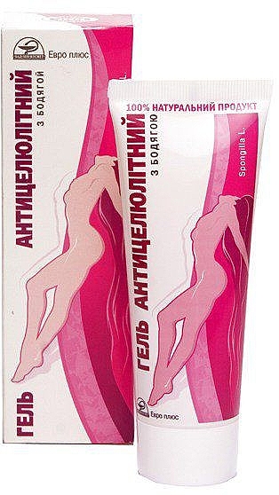 Anti-Cellulite Badyaga Gel - Euro Plus — photo N1