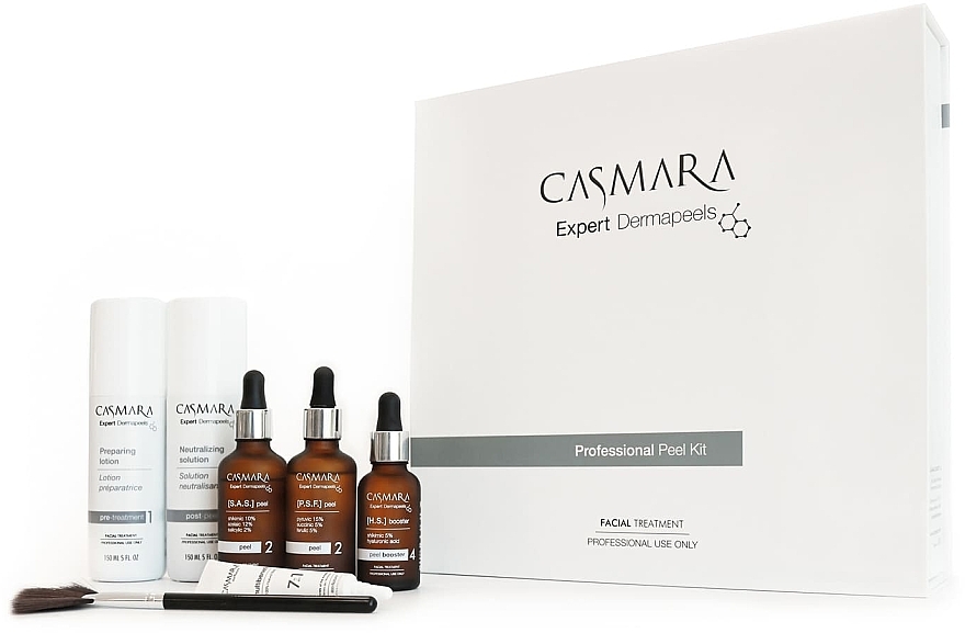 Set, 8 products - Casmara Expert Dermapeels Professional Peel Kit — photo N1