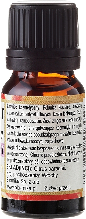 Natural Essential Oil - Biomika Grapefruit Oil — photo N2