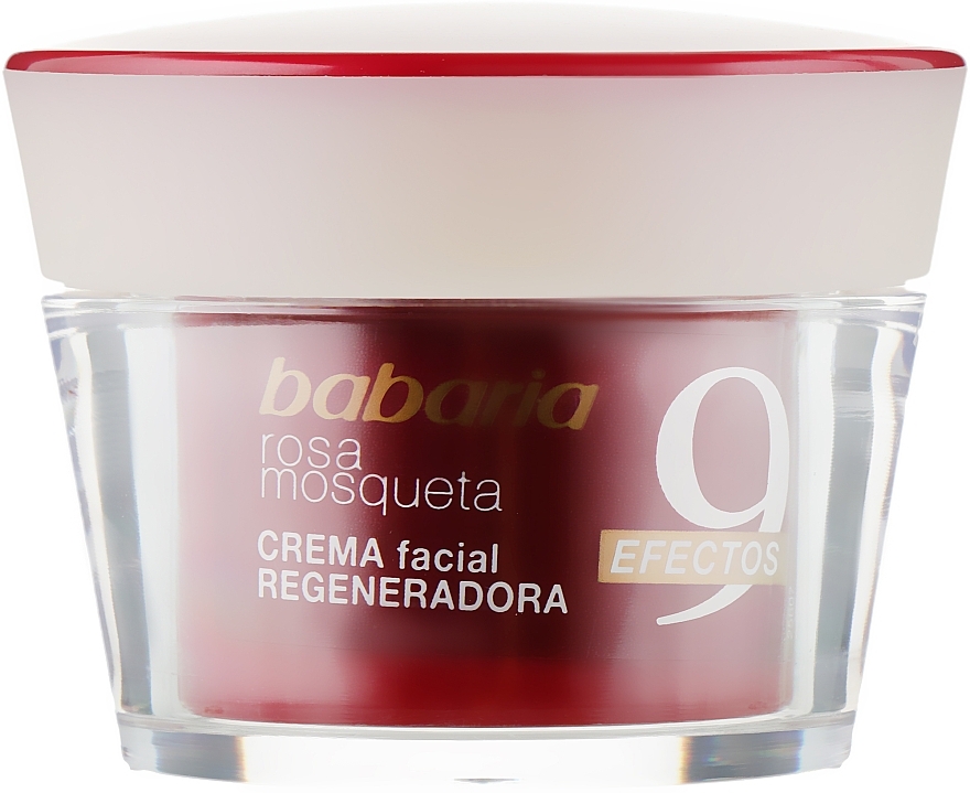 9 Effects Skin Regeneration Cream with Rosehip Oil - Babaria Vital Skin — photo N4