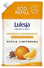 Fragrances, Perfumes, Cosmetics Liquid Hand Soap 'Spicy Orange' - Luksja Creamy & Soft Spicy Orange Eco Refill (refill)