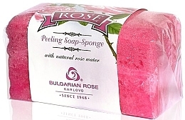 Fragrances, Perfumes, Cosmetics Peeling Soap-Sponge - Bulgarian Rose Peeling Soap-Sponge