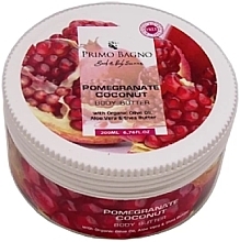 Fragrances, Perfumes, Cosmetics Pomegranate & Coconut Body Cream - Primo Bagno Pomegranate Coconut Body Butter