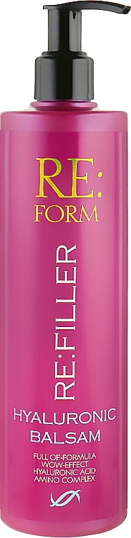 Hyaluronic Volumizing & Moisturizing Conditioner - Re:form Re:filler Hyaluronic Balm — photo N1