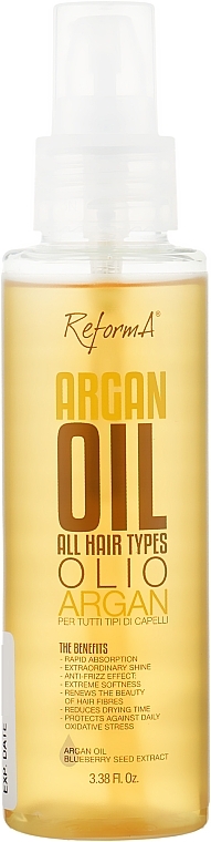 Argan Oil for All Hair Types - ReformA Argan Oil For All Hair Types — photo N1