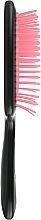 Hair Brush, black with light pink teeth - Kodi Professional Soft Touch Hairbrush — photo N3