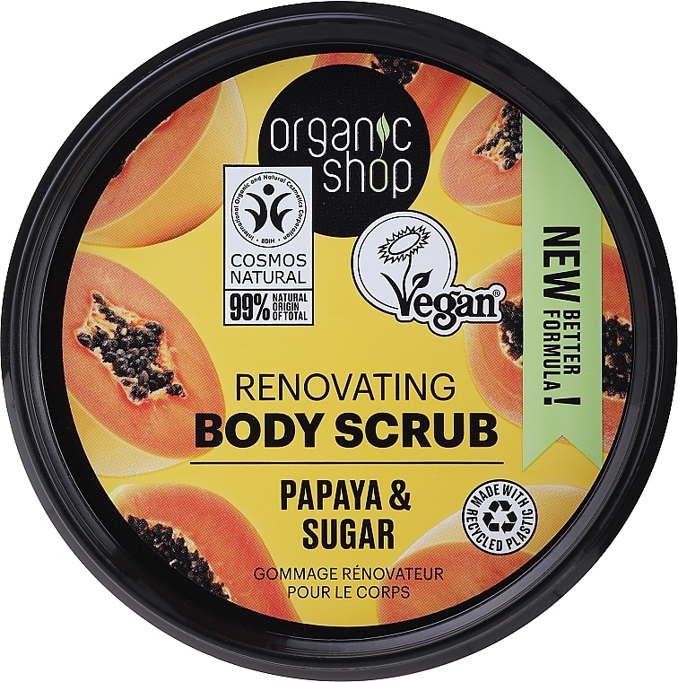 Body Scrub "Papaya & Sugar" - Organic Shop Papaya & Sugar Body Scrub — photo N2