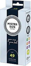 Latex Condoms, size 49, 10 pcs. - Mister Size Extra Fine Condoms — photo N2