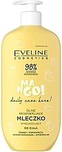 Fragrances, Perfumes, Cosmetics Mango Revitalizing and Smoothing Milk - Eveline Cosmetics Daily Care Hero Mango Regenerating Body Milk