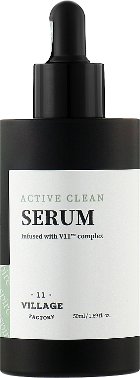 Cleansing Serum with AHA and BHA Acids - Village 11 Factory Active Clean Serum — photo N1