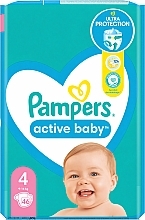 Active Baby 4 Diapers (9-14 kg), 46 pcs. - Pampers — photo N8