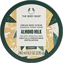 Fragrances, Perfumes, Cosmetics Almond Milk Body Scrub - The Body Shop Almond Milk Body Scrub