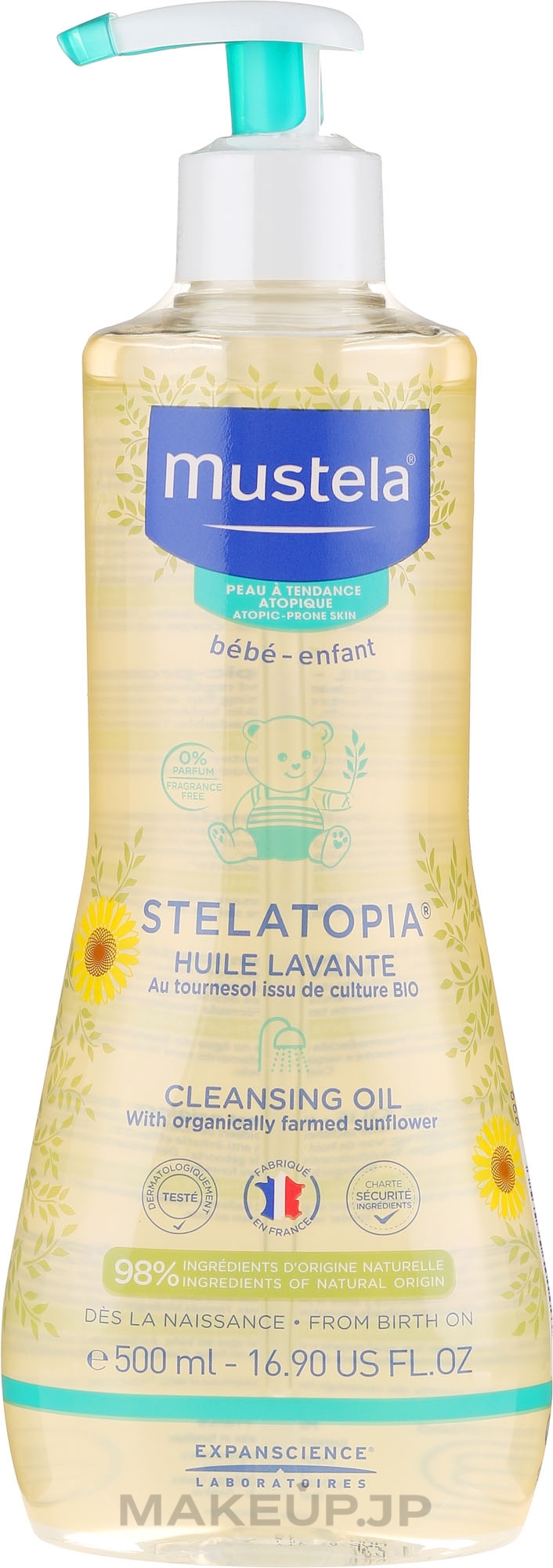 Mustela - Sunflower Cleansing Oil — photo 500 ml