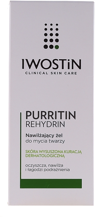 Facial Washing Gel - Iwostin Purritin Rehydrin Gel — photo N1