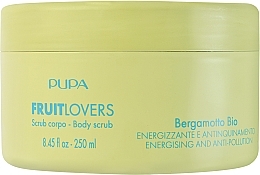 Body Scrub 'Bergamot' - Pupa Fruit Lovers Bergamot Organic Body Scrub — photo N1