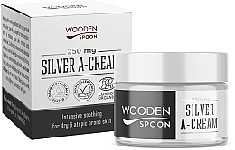 Fragrances, Perfumes, Cosmetics Intensive Soothing Cream with Microsilver - Wooden Spoon Organic Silver A-Cream