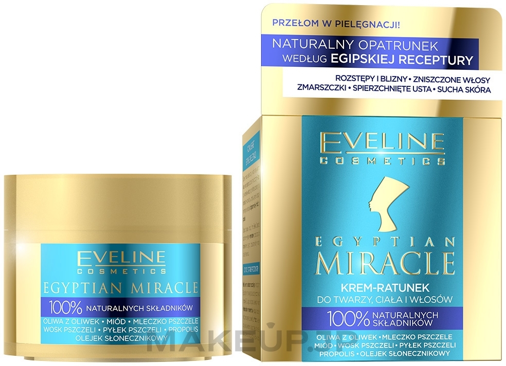 Face, Body & Hair Cream - Eveline Cosmetics Egyptian Miracle Cream — photo 40 ml