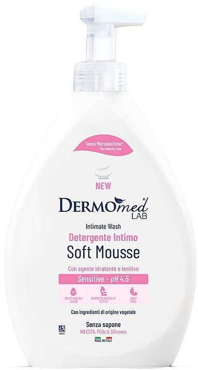 Intimate Wash Foam - Dermomed Soft Mousse Sensitive Intimate Wash — photo N1