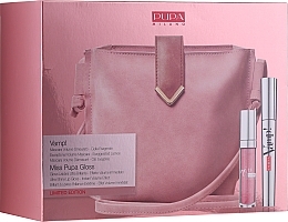 Fragrances, Perfumes, Cosmetics Set - Pupa Limited Edition (mascara/9ml + lip/gloss/5ml + bag)