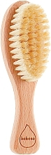 Wooden Hair Brush with Natural Bristles - Kokoso Baby Natural Baby Hairbrush — photo N2