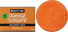 Shower gel in solid form - Beauty Jar Orange Sungate Moisturizing Solid Body Wash — photo N1