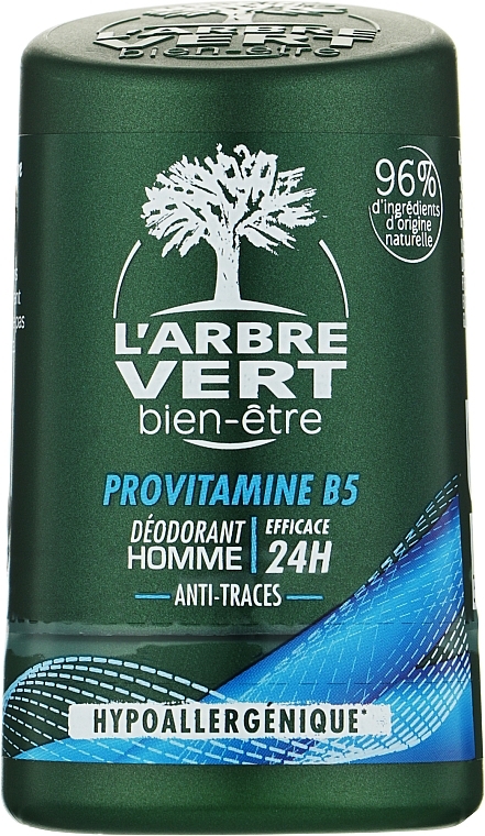 Men Deodorant with Provitamin B5 - L'Arbre Vert Deodorant — photo N3