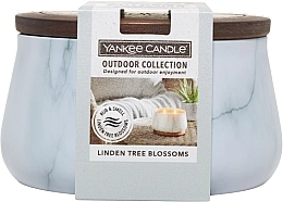 Fragrances, Perfumes, Cosmetics Scented Candle - Yankee Candle Outdoor Collection Linden Tree Blossoms