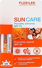 Fragrances, Perfumes, Cosmetics Protective Lip Balm - Floslek Sun Care Protective Lipstick UV SPF 30