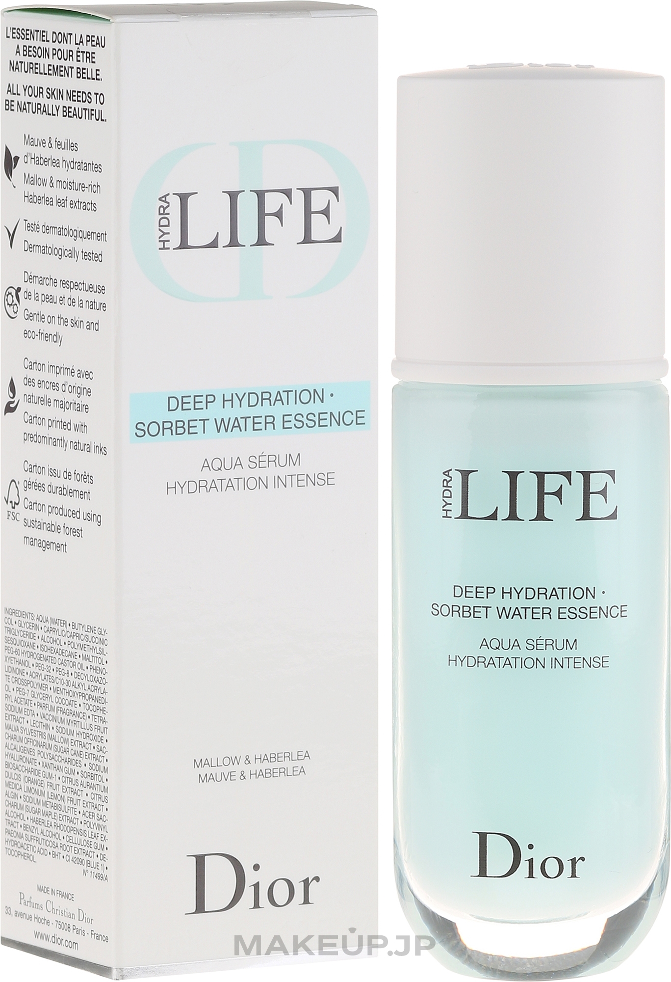 3-in-1 Sorbet Serum - Dior Hydra Life Deep Hydration Sorbet Water Essence — photo 40 ml