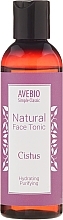 Fragrances, Perfumes, Cosmetics Natural Face Tonic - Avebio Natural Face Tonic Cistus