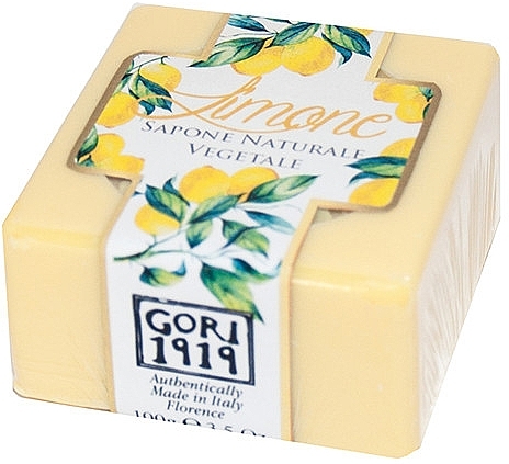 Lemon Soap - Gori 1919 Lemon Natural Vegetable Soap — photo N1