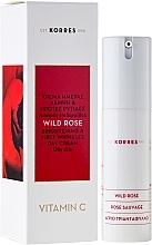 Fragrances, Perfumes, Cosmetics Day Face Cream for Oily Skin - Korres Wild Rose Brightening & First Wrinkles Day Cream