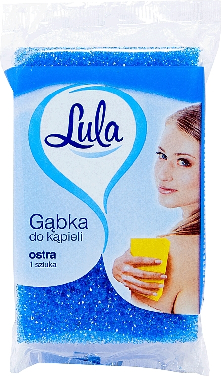 Cleansing and Massage Sponge , blue - Lula — photo N1