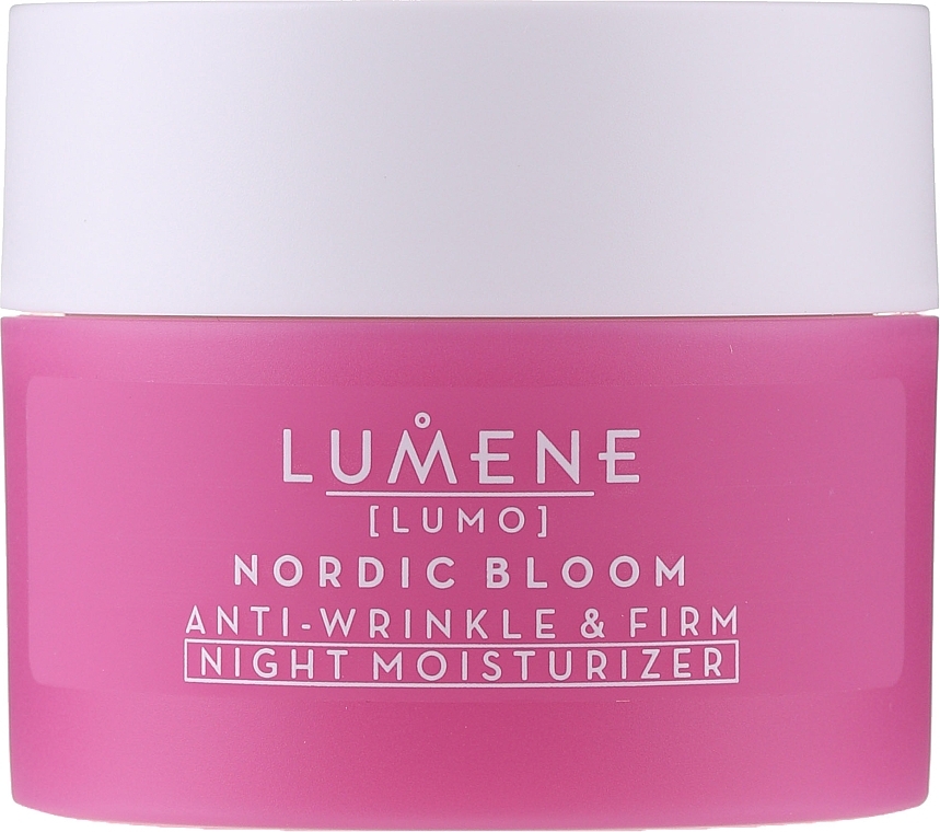 Facial Night Cream - Lumene Lumo Nordic Bloom Anti-wrinkle & Firm Night Moisturizer — photo N3