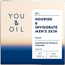 Fragrances, Perfumes, Cosmetics Men's Nourishing Soap - You & Oil Nourish & Invigorate Men