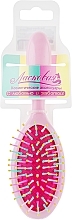 Fragrances, Perfumes, Cosmetics Small Massage Hair Brush "Bright Colors", pink - Laskovaya